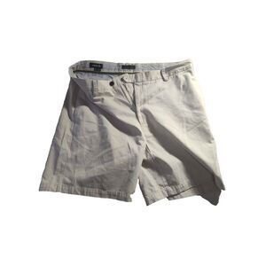 ORVIS Men's WHITE Cotton Chino FLAT‎ FRONT Shorts 40